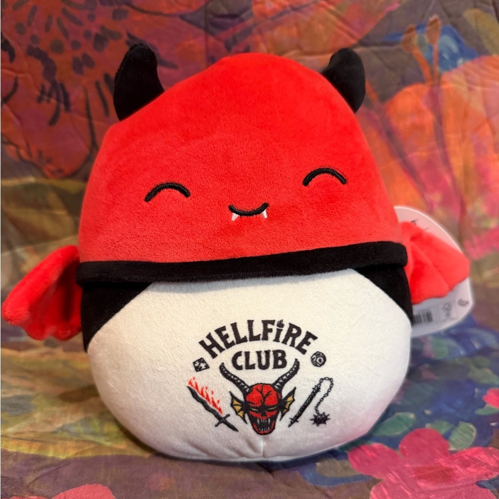 Squishmallow Stranger Things Dante Hellfire Club NwT